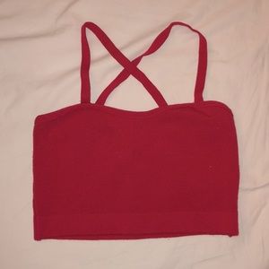 Cross straps Crop top